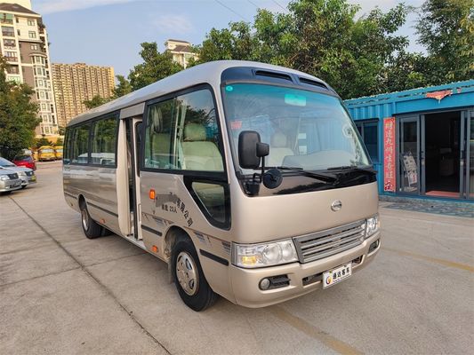23-osobowy używany samochód z silnikiem Diesla, minibus z drugiej ręki Toyota