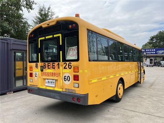 YuTong 46 miejsc Odnowiony autobus szkolny Żółta ręczna skrzynia biegów