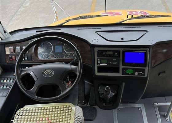 YuTong 46 miejsc Odnowiony autobus szkolny Żółta ręczna skrzynia biegów