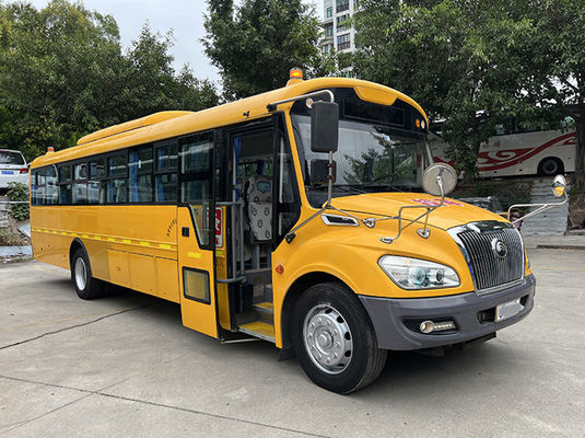 Żółte używane autobusy szkolne 46 miejsc z skrzynią biegów ręcznych używane autobusy