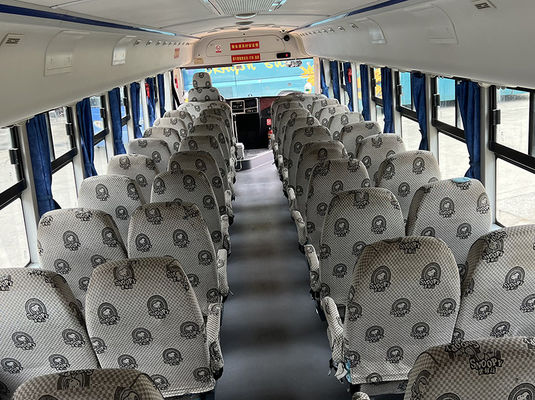 Żółte używane autobusy szkolne 46 miejsc z skrzynią biegów ręcznych używane autobusy