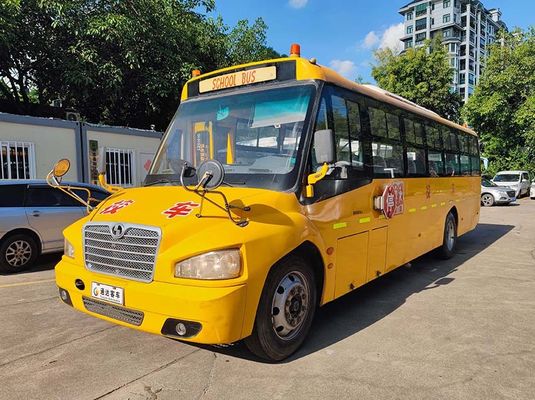 Usługowy autobus szkolny Shaolin 56 miejsc LHD Pozycja kierownicza z ręczną skrzynią biegów