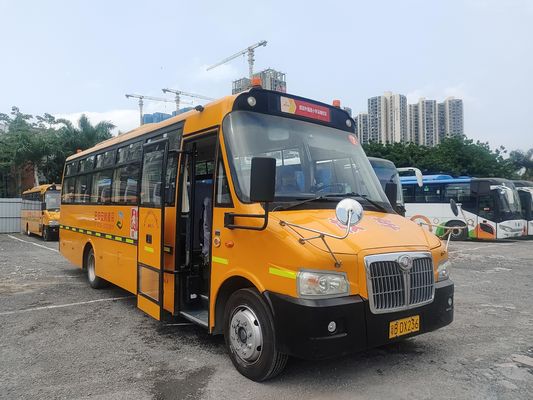 Shang Rao używany 52-osobowy autobus LHD Pozycja kierownicza Diesel Autobusy szkolne