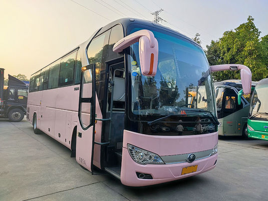 Luksusowy różowym używany Yutong Autobusy Euro 5 LHD używany Diesel Shuttle Bus Na sprzedaż
