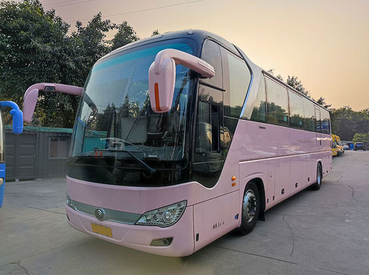 Luksusowy różowym używany Yutong Autobusy Euro 5 LHD używany Diesel Shuttle Bus Na sprzedaż