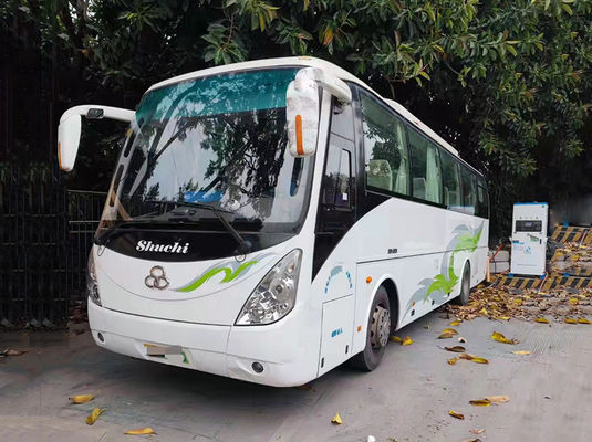 Elektryczny użyty autobus pasażerski 46 miejsc średniej wielkości użyty autobus międzymiastowy