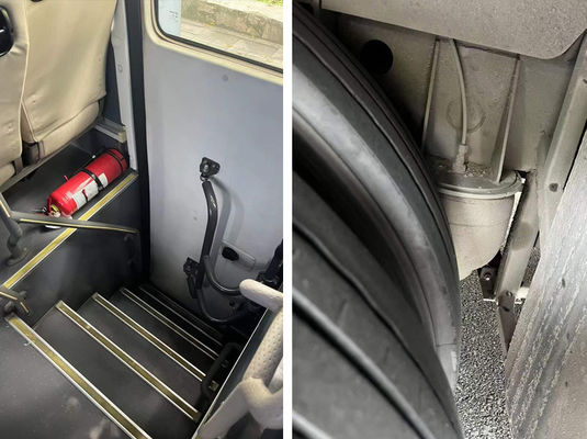 48 miejsc Higer Pożarny autobus Diesel LHD Drugi średni ruch Autobus międzymiastowy