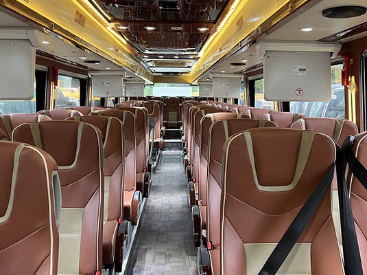 Ręczne używane autobusy z silnikiem wysokoprężnym, Yutong 50-osobowy autobus używany certyfikowany ISO