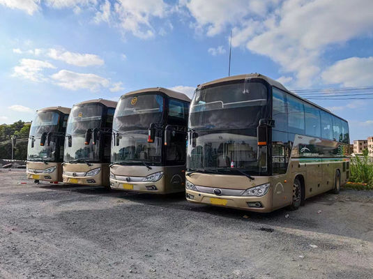 Niezawodny podręcznik z drugiej ręki Luksusowy autobus 51 miejsc