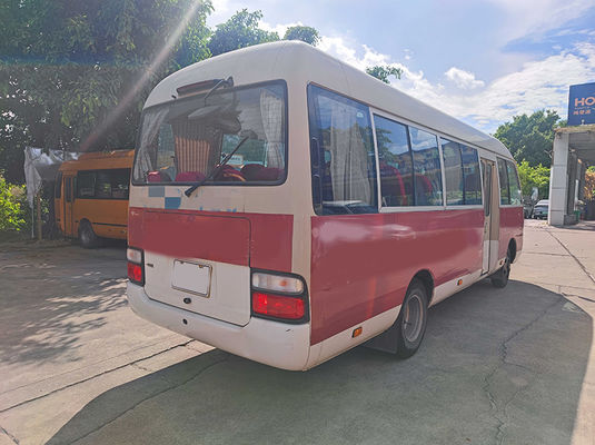 23 miejsc Toyota Coaster Second Hand Tour Bus z manualną skrzynią biegów