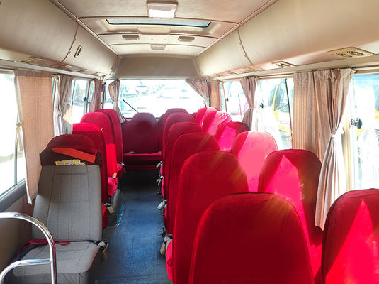 23 miejsc Toyota Coaster Second Hand Tour Bus z manualną skrzynią biegów