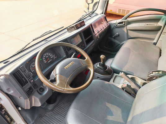 Biały ręczny preowned cargo vans Diesel Isuzu używany cargo van box truck