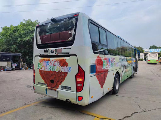 Duże używane autobusy Yutong Przesyłka ręczna 11m Silnik wysokoprężny używany autobus miejski
