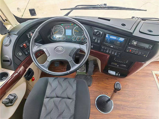 Duże używane autobusy Yutong Przesyłka ręczna 11m Silnik wysokoprężny używany autobus miejski