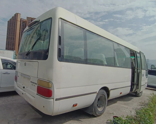 Toyota Used Coaster Bus 23seats LHD Mini Bus Z Przesyłką Ręczną I Typem Paliwa Dieselowego