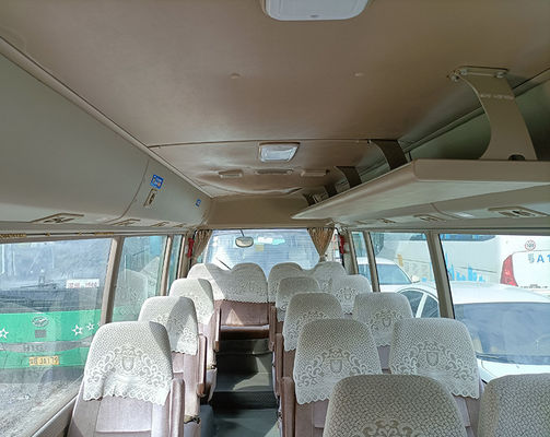 Toyota Used Coaster Bus 23seats LHD Mini Bus Z Przesyłką Ręczną I Typem Paliwa Dieselowego