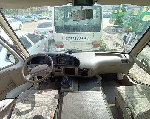 Toyota Used Coaster Bus Euro 3 Standard Emisji Z LHD Pozycja Kierownictwa Silnik benzynowy