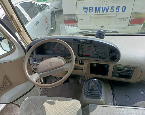Toyota Used Coaster Bus Euro 3 Standard Emisji Z LHD Pozycja Kierownictwa Silnik benzynowy