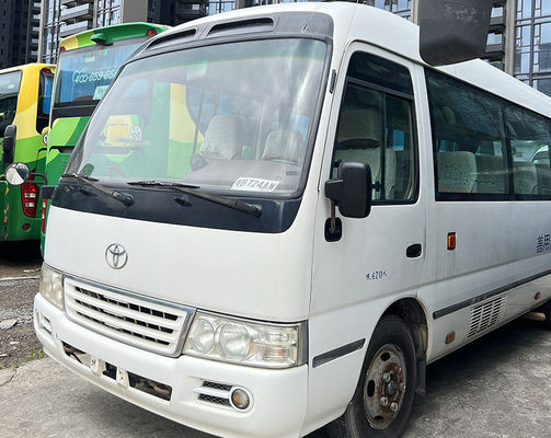 Toyota Used Coaster Bus Euro 3 Standard Emisji Z LHD Pozycja Kierownictwa Silnik benzynowy