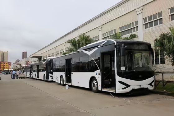 30 miejsc EV City Bus Zonson 12m LHD Bus dla 2 pasażerów