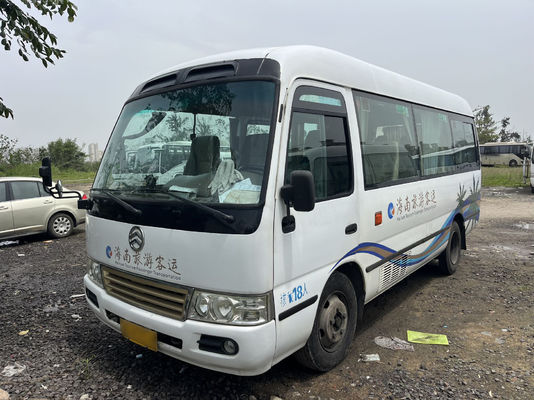 18-miejscowy używany autobus z silnikiem Diesla, przebieg 180000 km, 1 drzwi, Golden Dragon