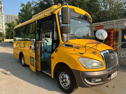 36 miejsc Żółty silnik Diesla LHD ZK6669DX7 Używany autobus szkolny Wyprodukowano w Chinach