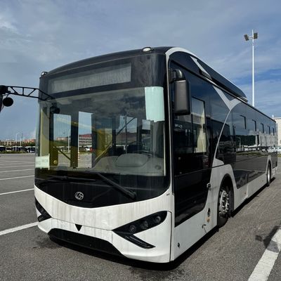 EV Zonson Secong-hand City Bus dla 2 pasażerów drzwi i biały zewnętrzny
