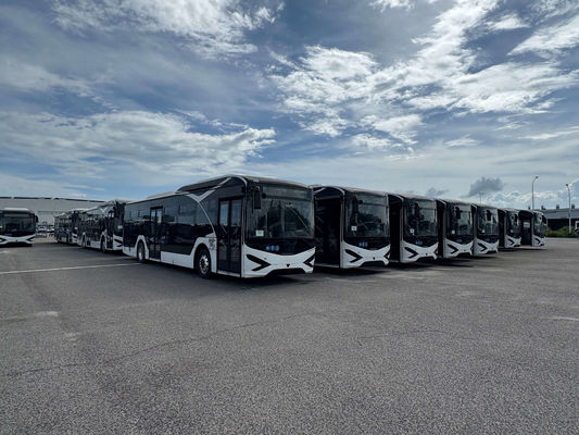 EV Zonson Secong-hand City Bus dla 2 pasażerów drzwi i biały zewnętrzny