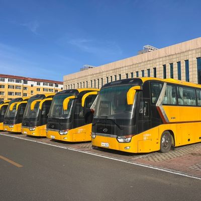 Pożyczone autobusy z absorpcją wstrząsów podwójna warstwa szkła i ciepłe powietrze