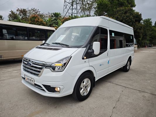 14-osobowy używany minibus Diesel Jiangling Transit CN-4 Van z maksymalną prędkością 145 km/h