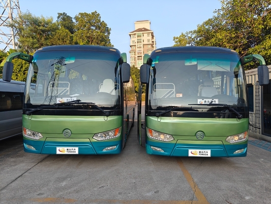Elektryczny silnik typu 48-miejscowy używany autobus elektryczny od Golden Dragon z 2018 roku z tylnym rozstawem kół 1860