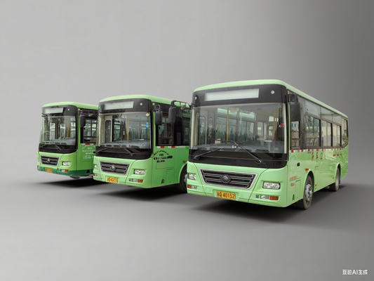 Autobus używany Yuchai z silnikiem przednim, 19/60 miejsc, pojemność 3767 ml, zapewniający płynny transport